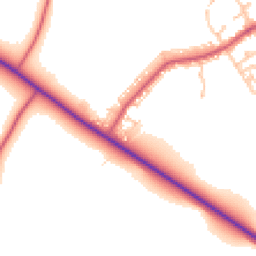 Daytime road noise heatmap for DH6 3GZ