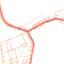 Daytime road noise heatmap for DH6 3JR