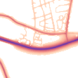 Daytime road noise heatmap for DH6 3LS