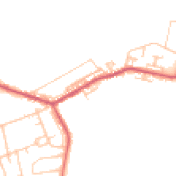 Daytime road noise heatmap for DH6 3NJ