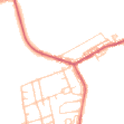 Daytime road noise heatmap for DH6 3NS