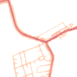 Daytime road noise heatmap for DH6 3NX