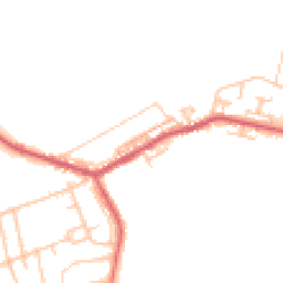 Daytime road noise heatmap for DH6 3QZ