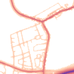 Daytime road noise heatmap for DH6 3RG