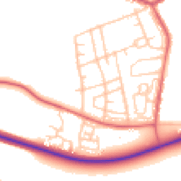 Daytime road noise heatmap for DH6 3RS