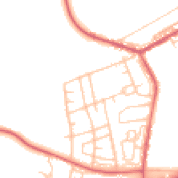 Daytime road noise heatmap for DH6 3RZ