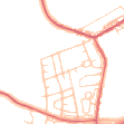 Daytime road noise heatmap for DH6 3SA