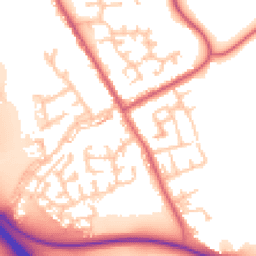 Daytime road noise heatmap for DH6 4AJ