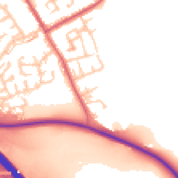 Daytime road noise heatmap for DH6 4AU