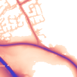 Daytime road noise heatmap for DH6 4AZ