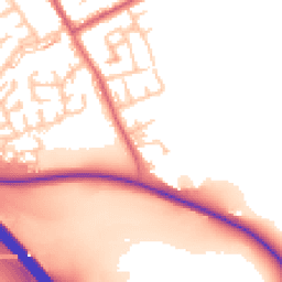 Daytime road noise heatmap for DH6 4BH