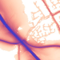 Daytime road noise heatmap for DH6 4EF