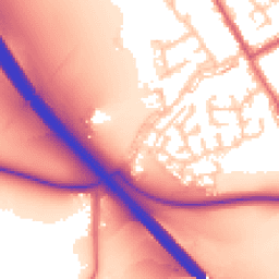 Daytime road noise heatmap for DH6 4EG