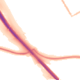 Night-time road noise heatmap for DH6 4EG