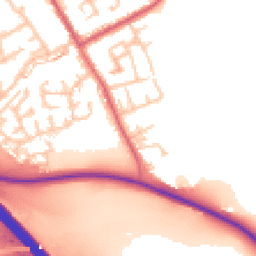 Daytime road noise heatmap for DH6 4FB