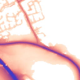 Daytime road noise heatmap for DH6 4GA
