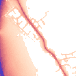 Daytime road noise heatmap for DH6 4HY