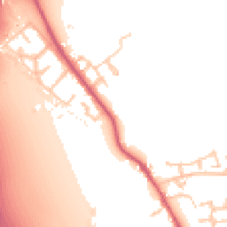 Daytime road noise heatmap for DH6 4JS