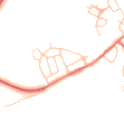 Daytime road noise heatmap for DH6 4LU