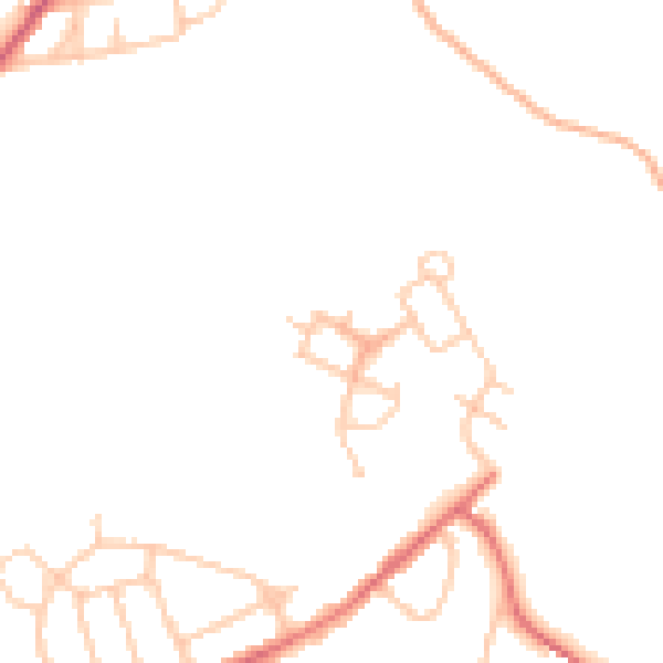 Daytime road noise heatmap for DH6 4NF