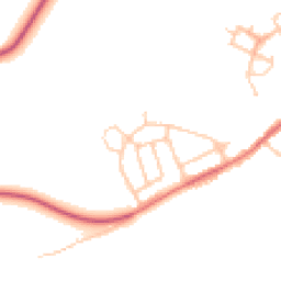 Daytime road noise heatmap for DH6 4NU