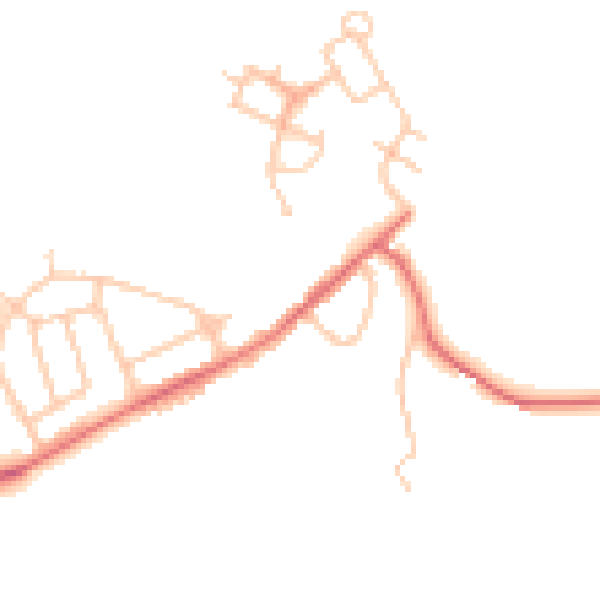 Daytime road noise heatmap for DH6 4PF