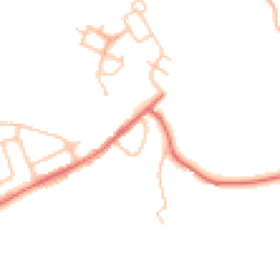 Daytime road noise heatmap for DH6 4PH