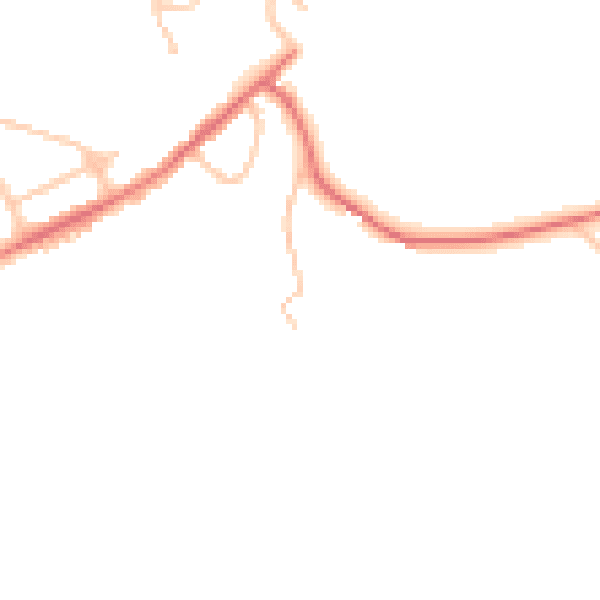 Daytime road noise heatmap for DH6 4PL