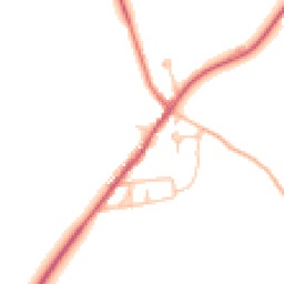 Daytime road noise heatmap for DH6 4QH