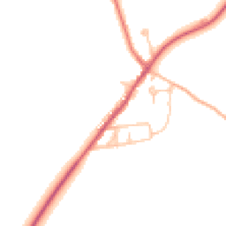 Daytime road noise heatmap for DH6 4QJ