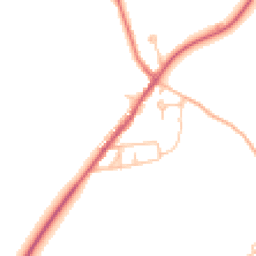 Daytime road noise heatmap for DH6 4QL