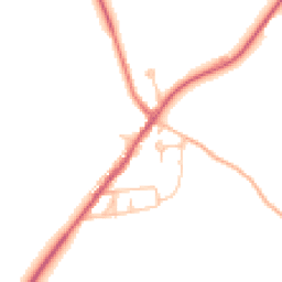 Daytime road noise heatmap for DH6 4QN