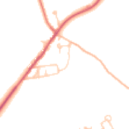 Daytime road noise heatmap for DH6 4QU