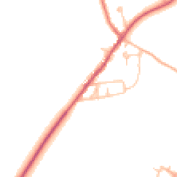 Daytime road noise heatmap for DH6 4QW