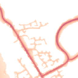 Daytime road noise heatmap for DH6 4SB