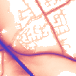 Daytime road noise heatmap for DH6 4SE