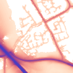 Daytime road noise heatmap for DH6 4SJ