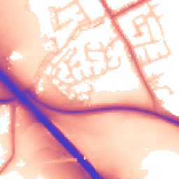 Daytime road noise heatmap for DH6 4SU