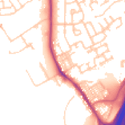 Daytime road noise heatmap for DH6 5AL