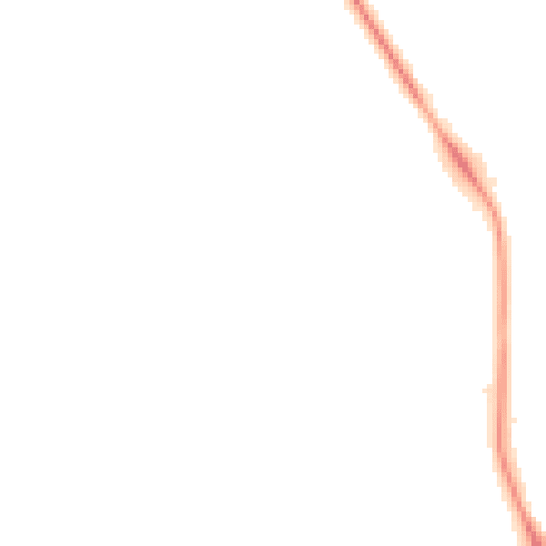 Night-time road noise heatmap for DH6 5AP