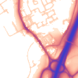 Daytime road noise heatmap for DH6 5AT