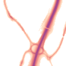 Night-time road noise heatmap for DH6 5BJ