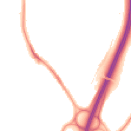 Night-time road noise heatmap for DH6 5DG