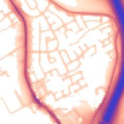 Daytime road noise heatmap for DH6 5EB