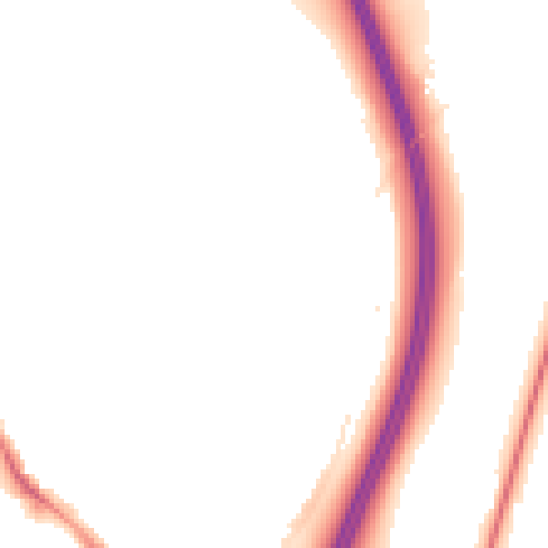 Night-time road noise heatmap for DH6 5FB