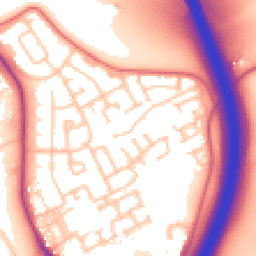 Daytime road noise heatmap for DH6 5GA