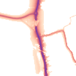 Daytime road noise heatmap for DH6 5HA