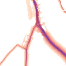 Daytime road noise heatmap for DH6 5HU