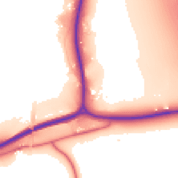 Daytime road noise heatmap for DH6 5NU