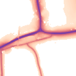 Daytime road noise heatmap for DH6 5NX